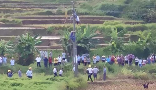 k8凯发天生赢家一触即发:梅州一电工检修高压线路触电身亡